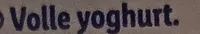 Volle yoghurt