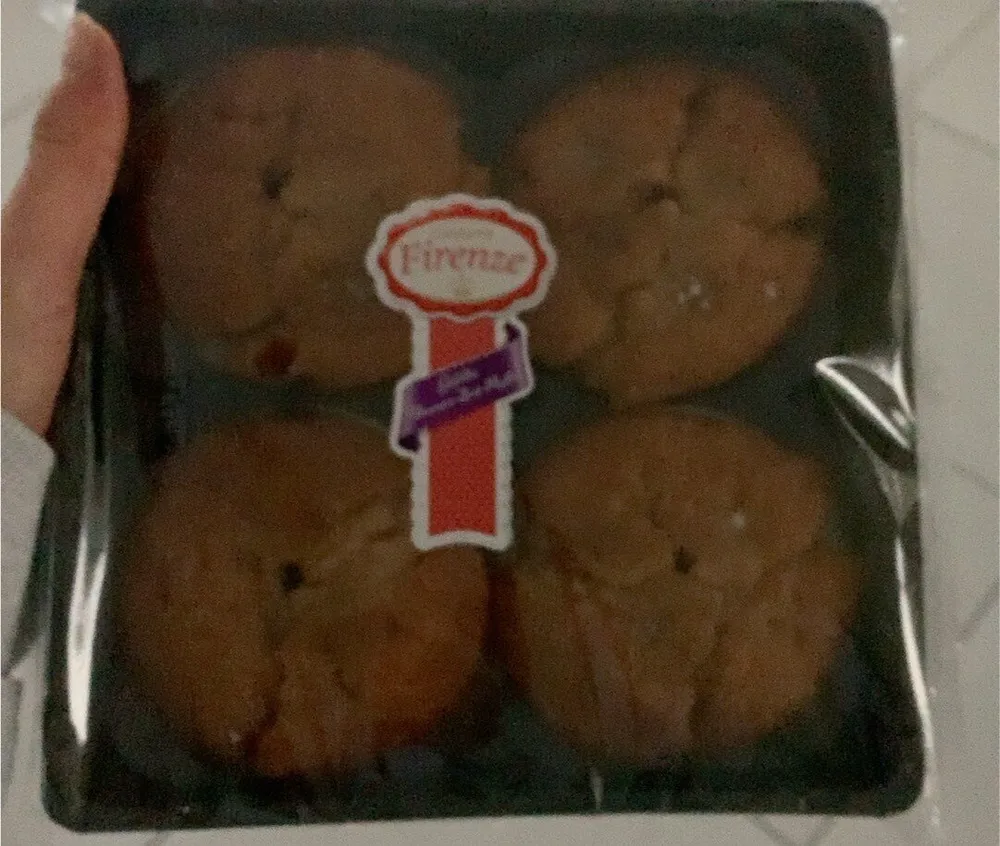 Gefullte pflaumen zint muffins