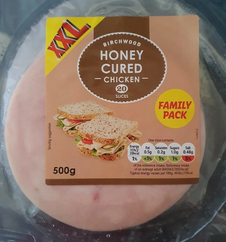 Honey cured chicken