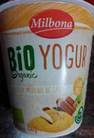 Bio organic yogur azúcar moreno de caña