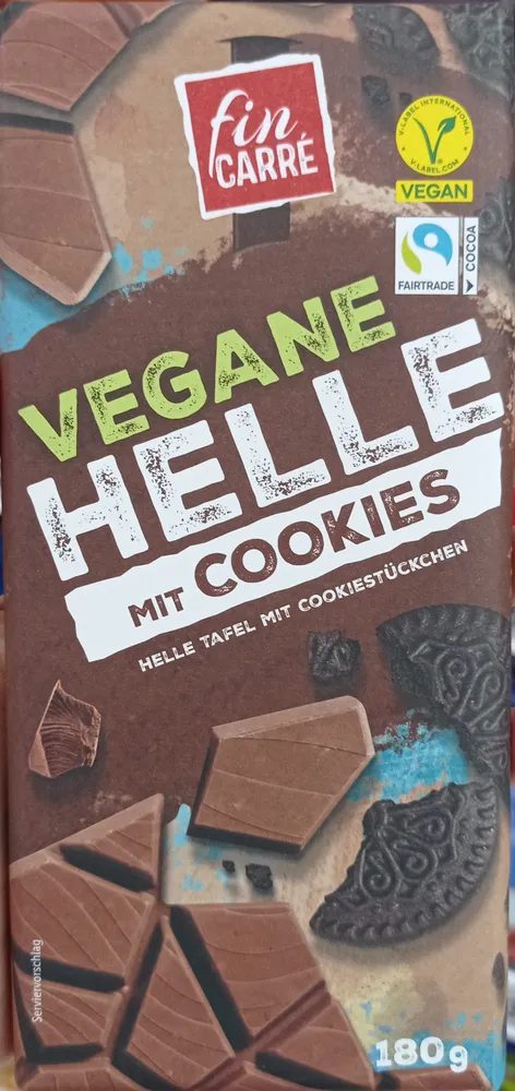 Vegane Helle mit Cookies