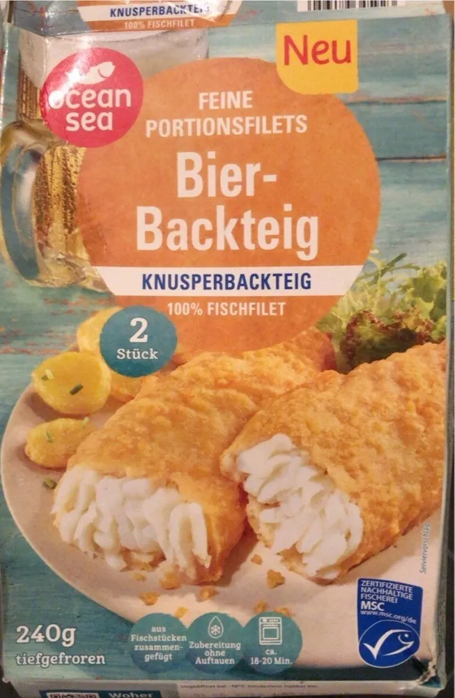 Feine Potionsfilets Bier Backteig