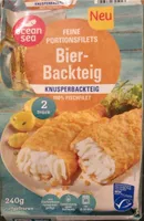 Feine Potionsfilets Bier Backteig