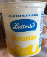 Yogurt magro ananas