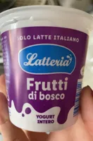 yogurt intero frutti di bosco