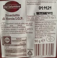 Prosciutto di norcia i. G. P