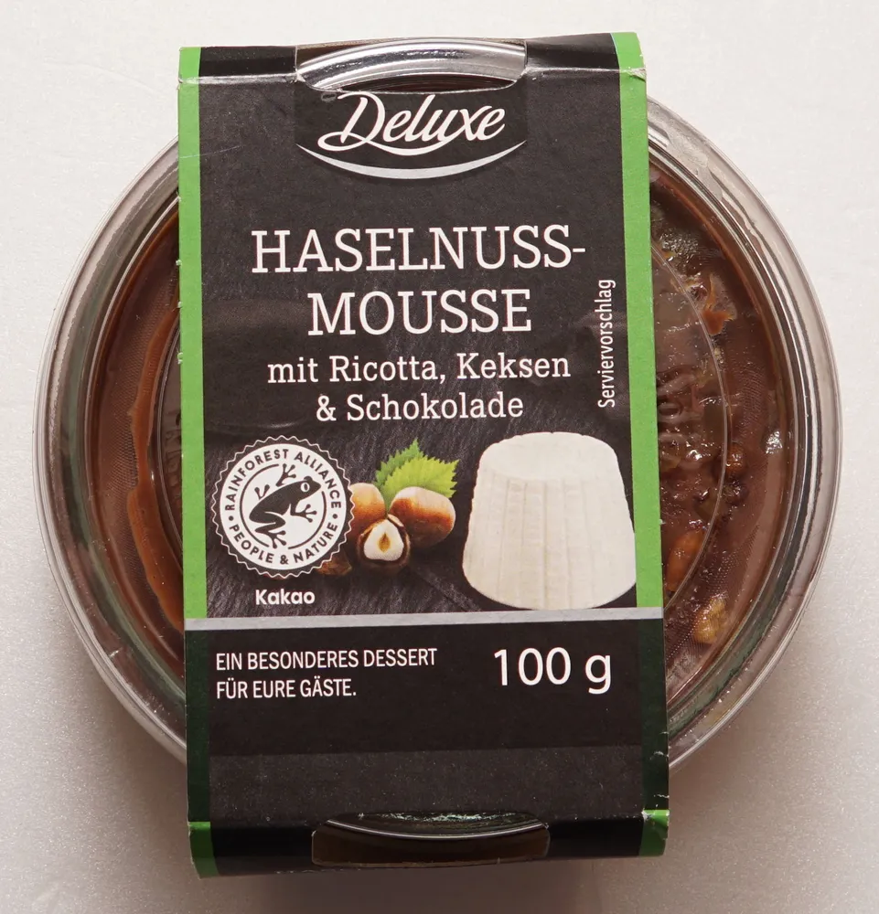 Haselnussmousse