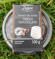 Dessert alla ricotta con triplo cioccolato