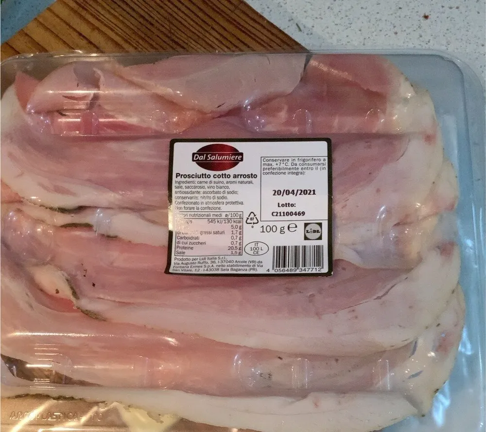 Prosciutto cotto lidl