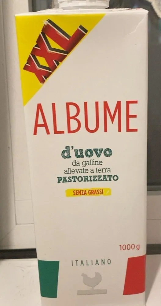 Albume d’uovo pastorizzato