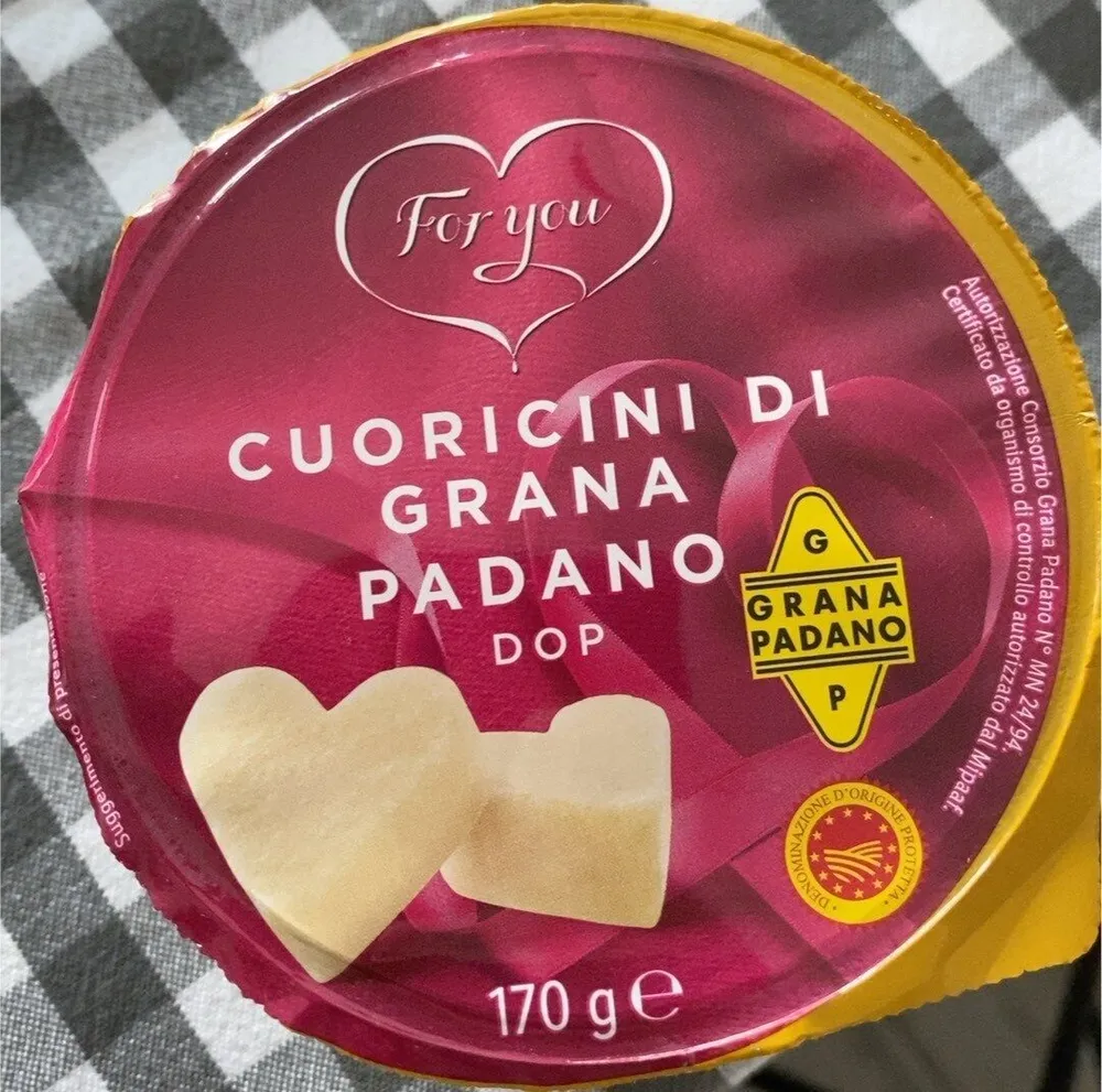 Cuoricini di grana padano