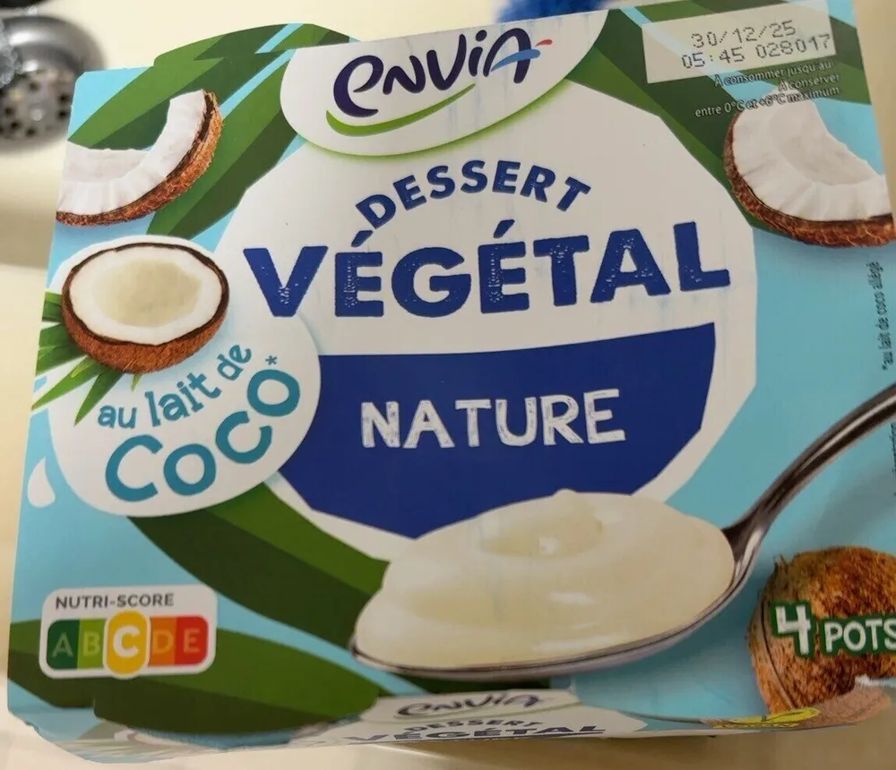 Dessert végétal nature