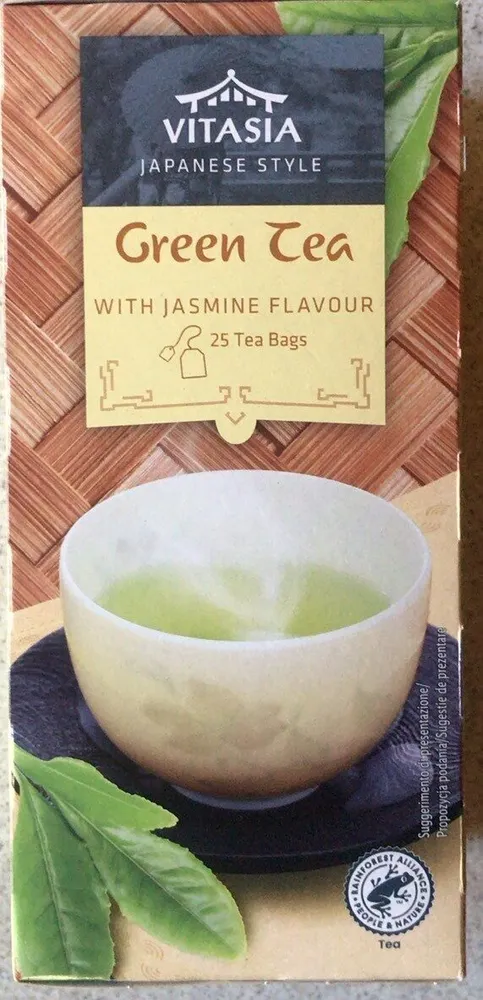 Green tea with jasmine flavour