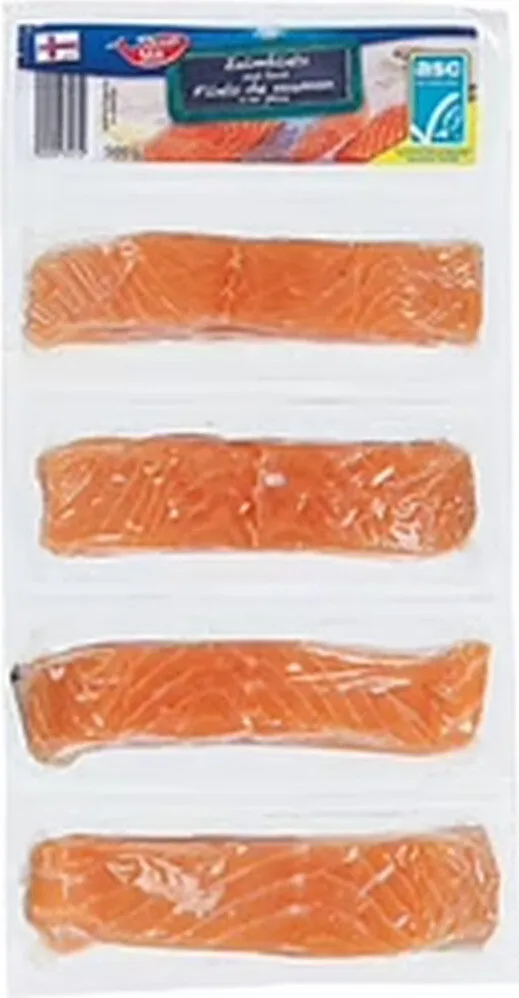 Pavés de saumon ASC avec peau x4