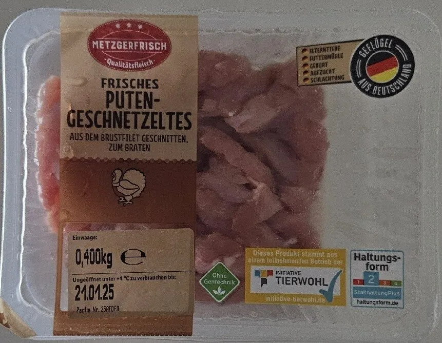 FRISCHES PUTEN- GESCHNETZELTES