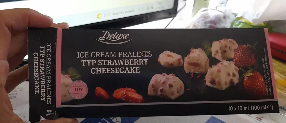 Ice cream pralines