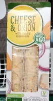 Cheese and onion sandwich