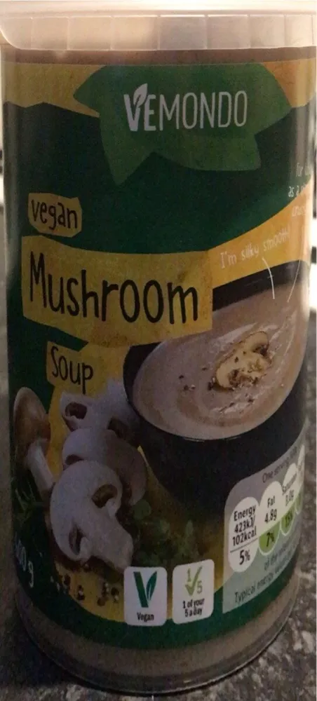 Vegan mushroom soup
