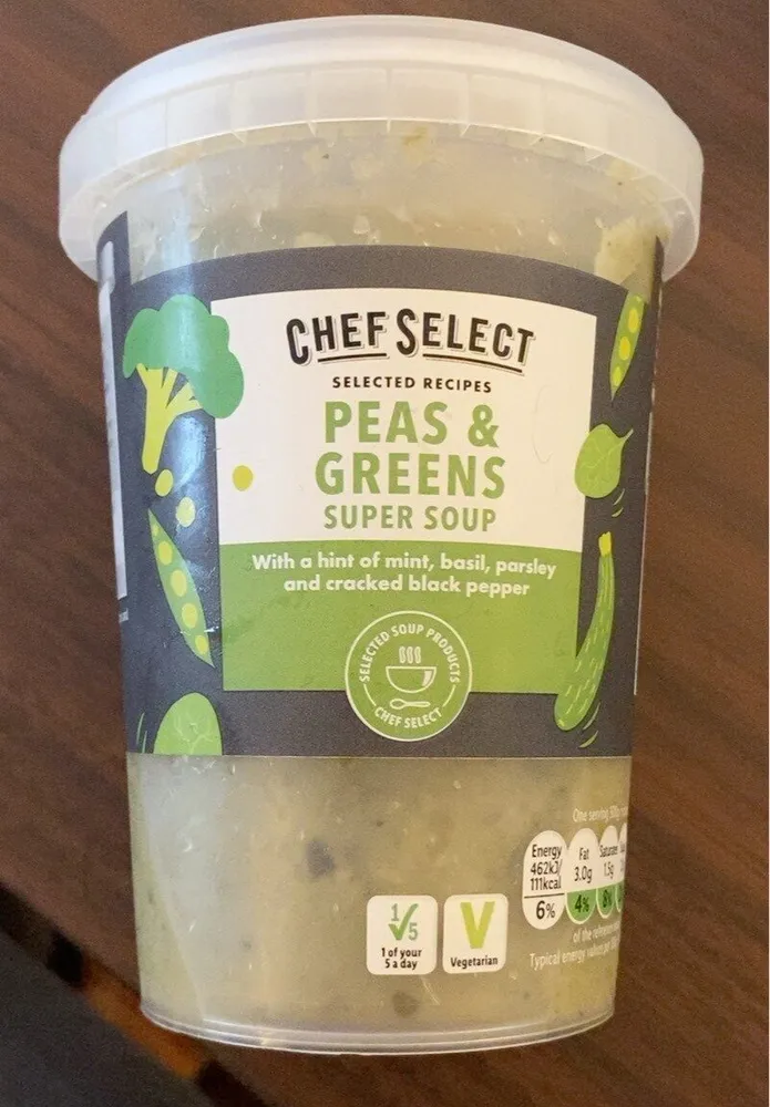 Peas & Greens super soup