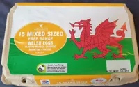 15 Mixed Size Free Range Welsh Eggs