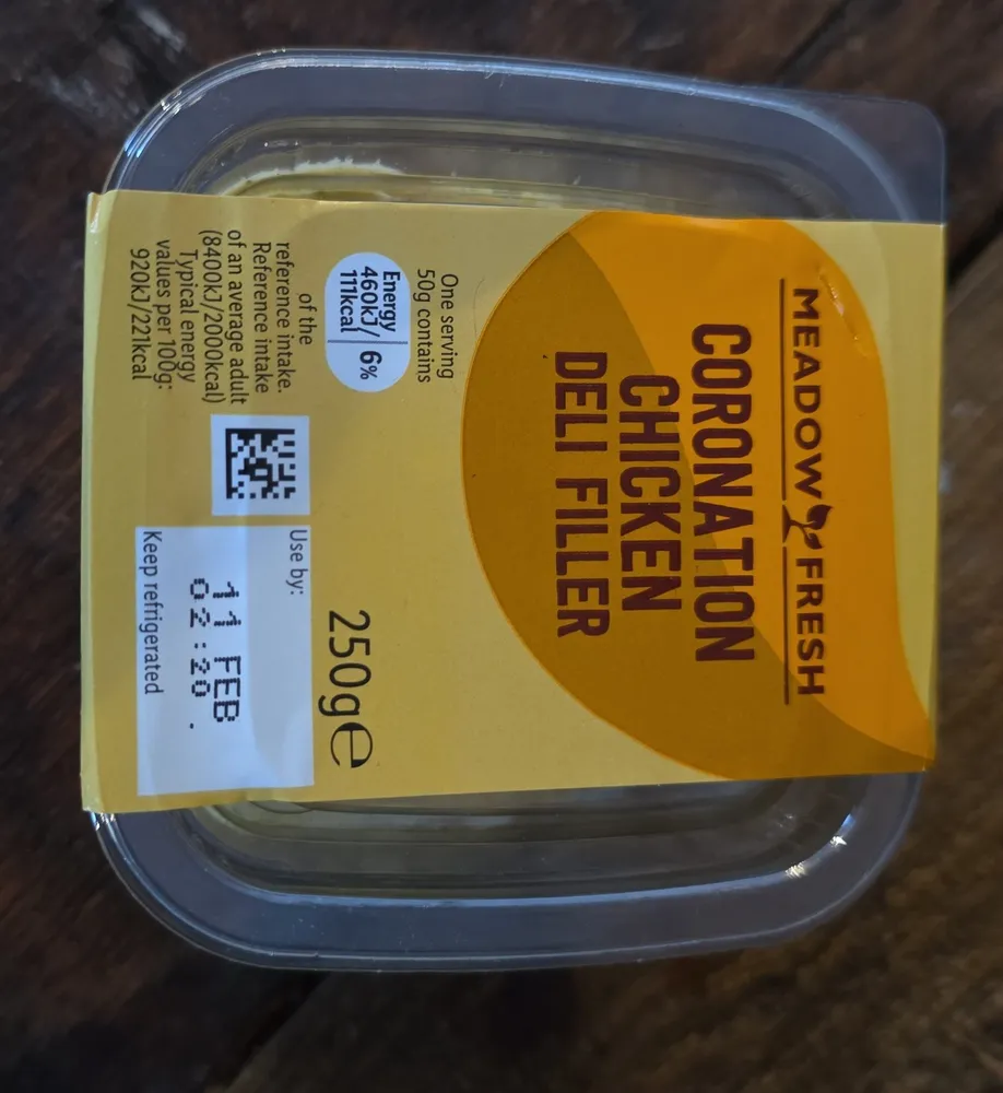 Coronation Chicken Deli Filler