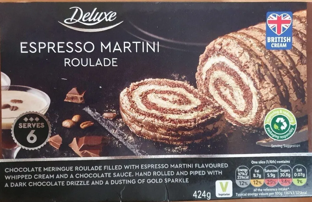 Espresso Martini Roulade