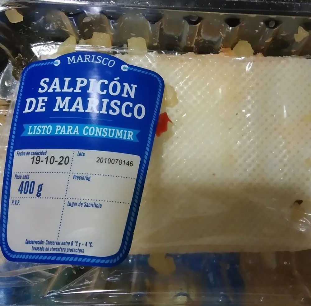 Salpicó de marisco