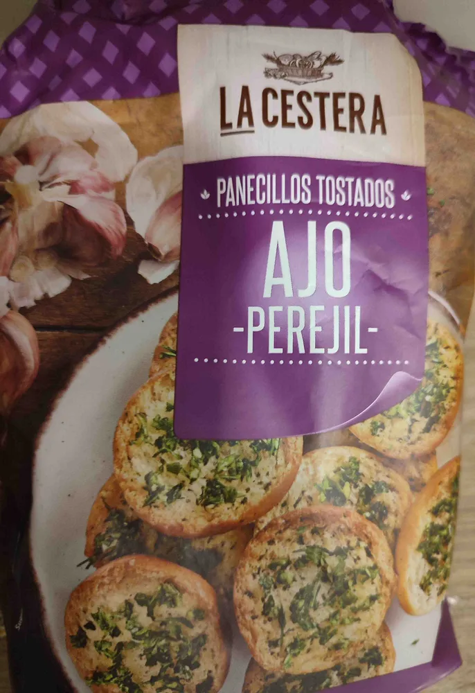 Panecillos tostados Ajo Perejil
