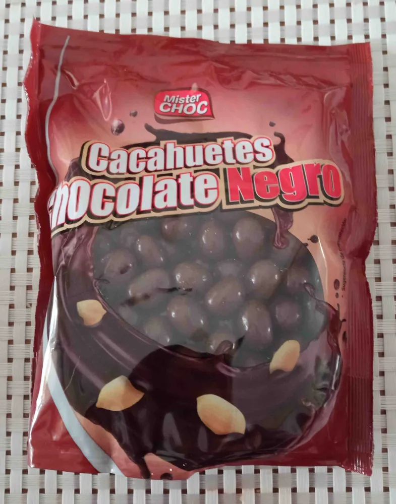 Mister choc cacahuetes chocolate negro