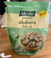 Almendras albahaca frita sal