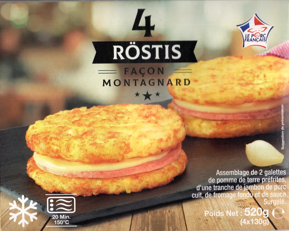 Rostis façon montagnard