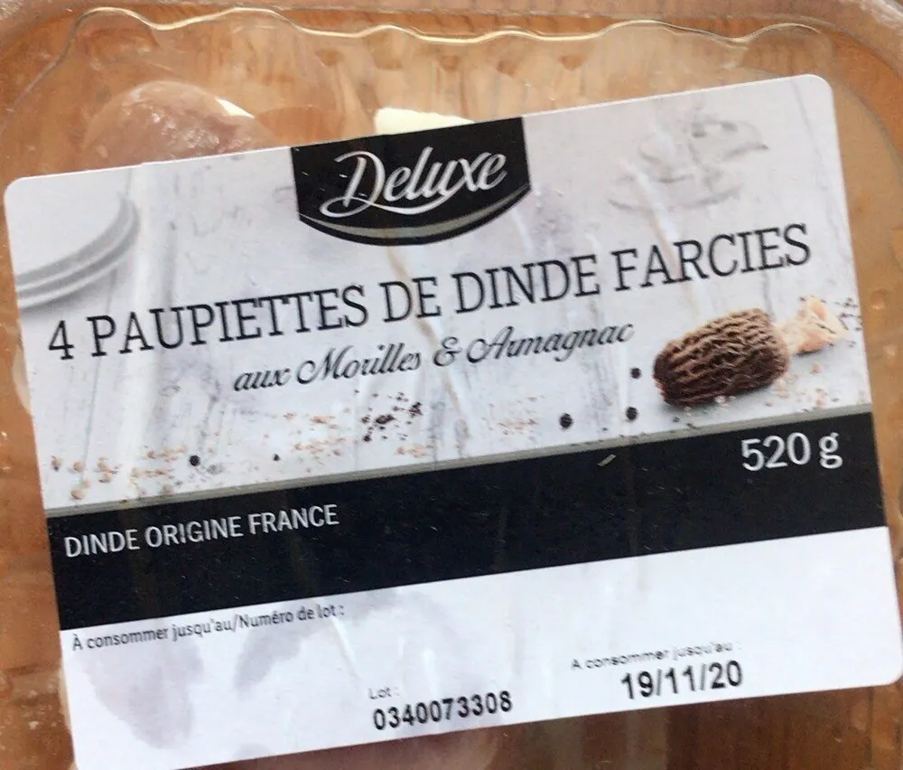 Paupiettes de dinde farcie