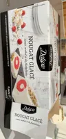 Nougat glacé coeur sorbet à la framboise