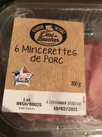 6 mincerettes de porc
