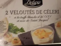 Veloutés de céleri et noix de st jacques