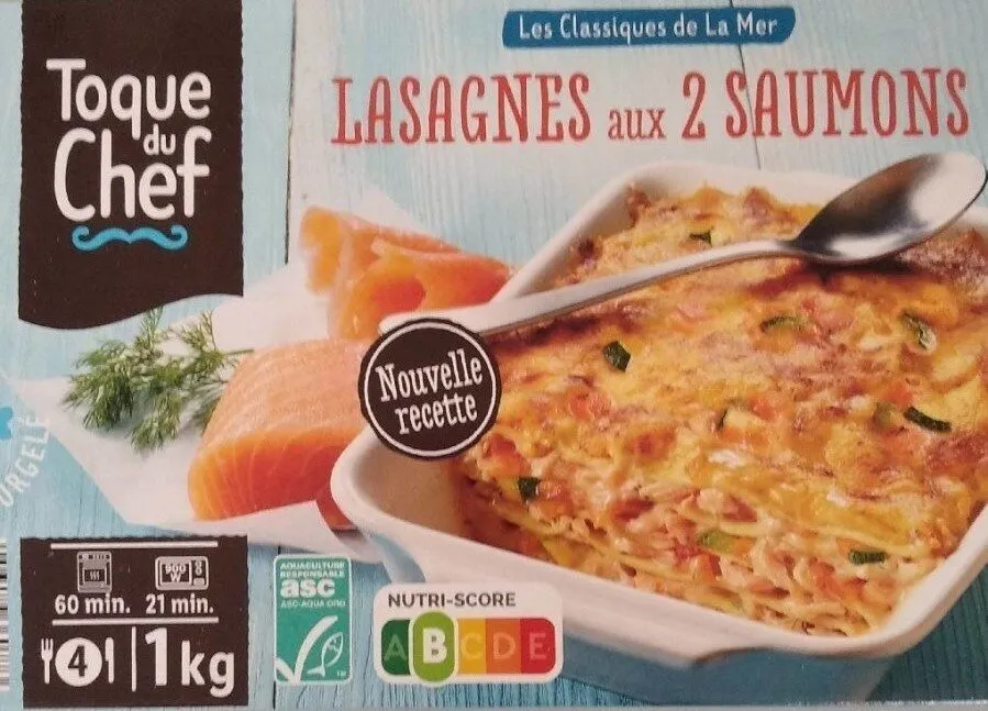 Lasagnes aux 2 saumons
