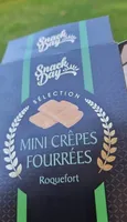 Mini crêpes fourrées roquefort