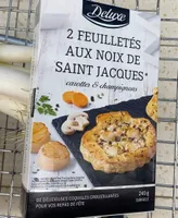 2 feuilletes aux noix de saint jacques