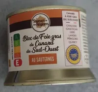 Foie gras de canard du Sud-Ouest au Sauternes