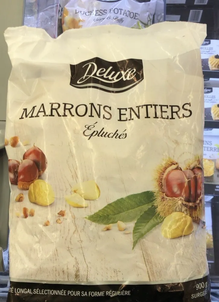 Marrons entiers surgelés
