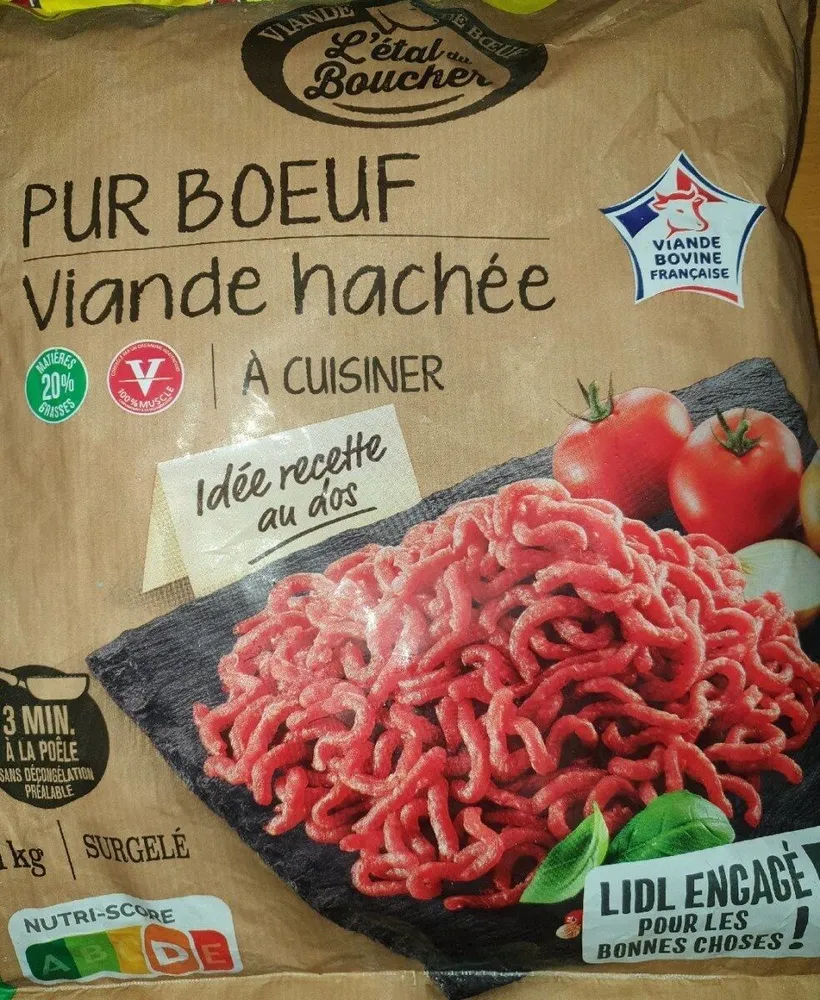 Viande hachée pur boeuf