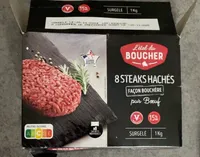 Steaks hachés pur boeuf façon bouchère