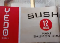Sushi maki saumon cru