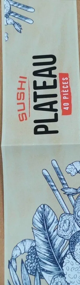 Sushi plateau 40 pieces