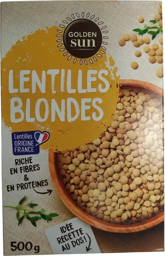 Lentilles blondes