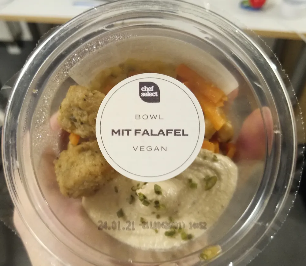 Bowl mit Falafel Vegan