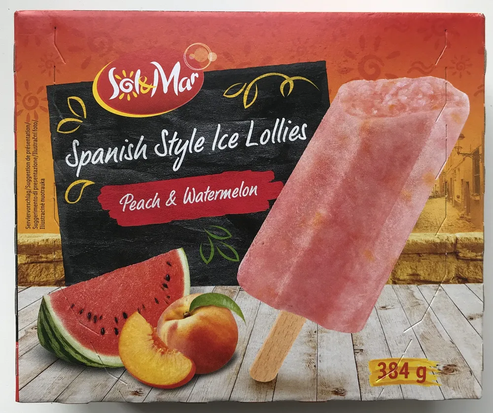 Sorbet meloun a broskev