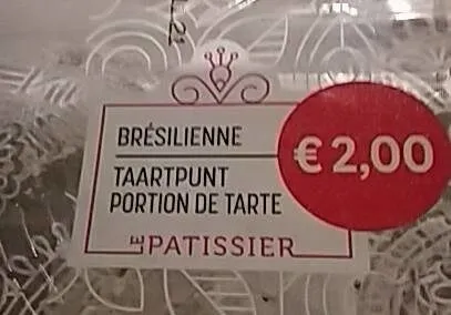 2 portions de tarte brésilienne