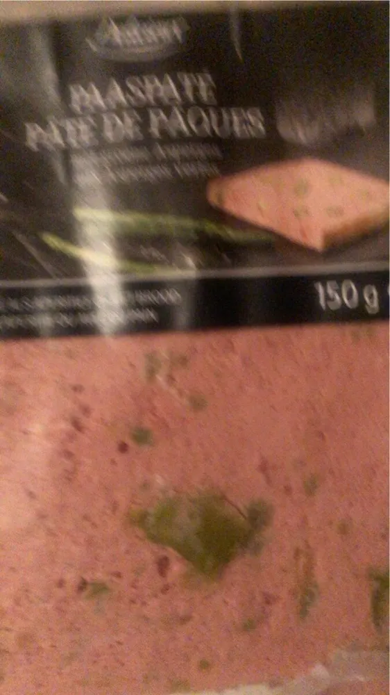 Pâte de pâque au asperge