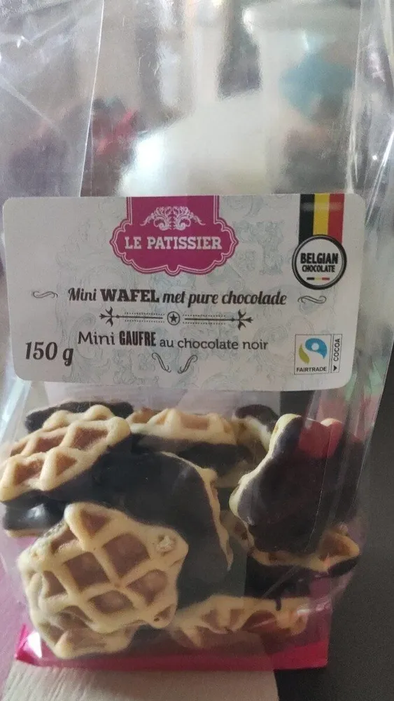 Mini gaufre au chpcolat noir